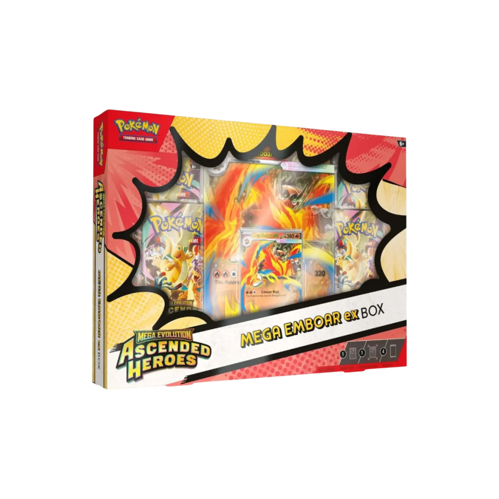 Pokémon Ascended Heroes Mega Emboar EX Box