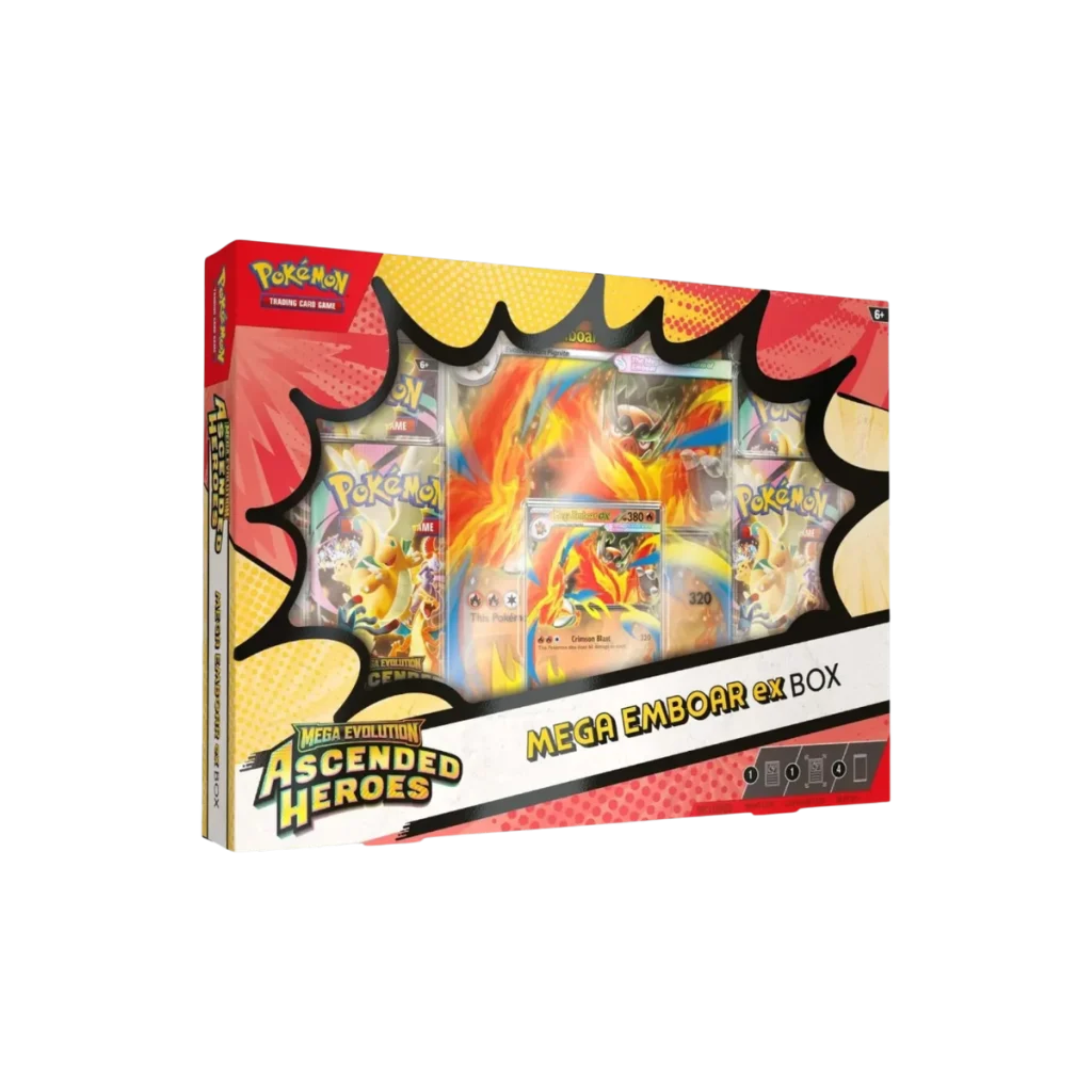 Pokémon Ascended Heroes Mega Emboar EX Box