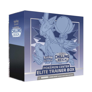 Pokémon Center Ice Rider Calyrex Chilling Reign Elite Trainer Box