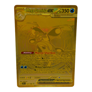 Mega Greninja ex 122/086 | Chaos Rising | Mega Hyper Rare (MHR)