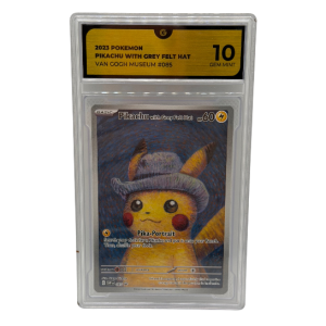 Pikachu with Grey Felt Hat SVP085 | Van Gogh Museum Promo | Global Grading 10