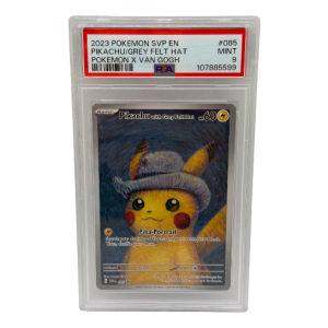 PSA 9 | Pikachu with Grey Felt Hat SVP085 | Van Gogh Museum Promo | (2)