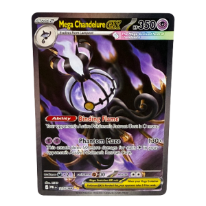 Pokémon Mega Chandelure ex 115/084 Pitch Black