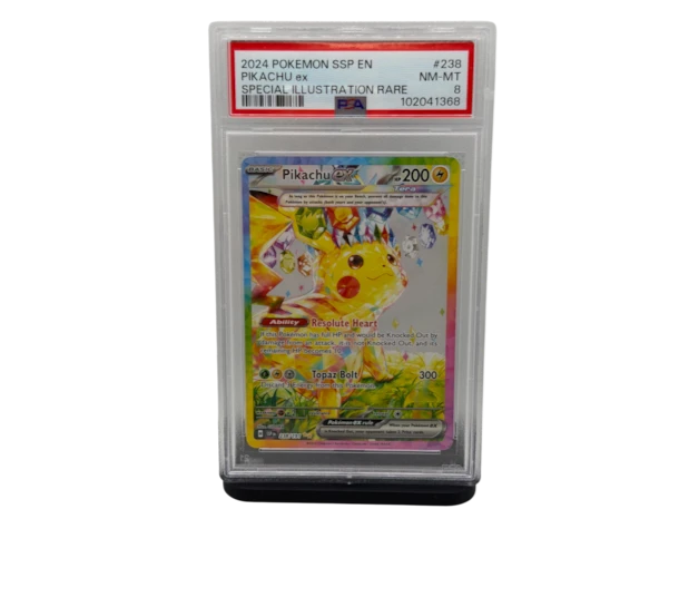 PSA 8 Pikachu ex 238/191 | Surging Sparks | SIR
