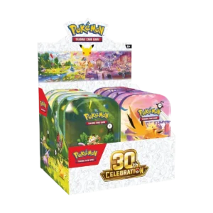 PRE ORDER - Pokémon 30th Celebration Mini Tin Display