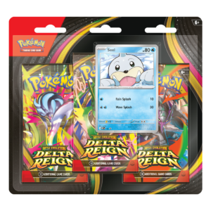 Pre-Order | Pokémon Delta Reign 3 Pack Blister (Seel Promo)